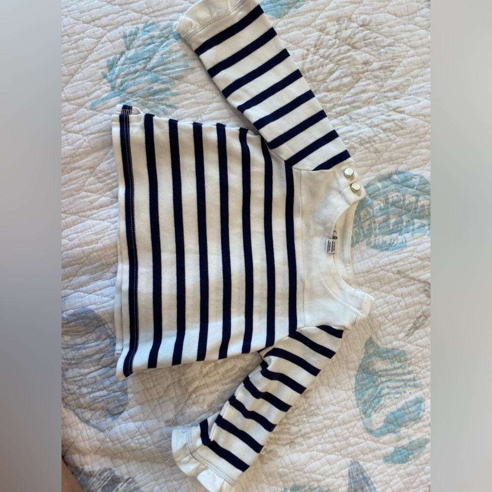😍 Gorgeous like brand new Baby Girl Janie & Jack Top, size 6-12 Months